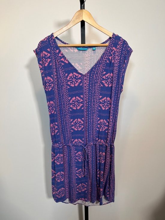 Tori Richard Dresses & Skirts - Tori Richard Purple Dress with Pink Pattern